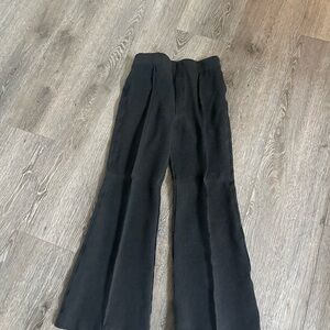 SPANX The Perfect Pant, Hi-Rise Flare Charcoal Gray Pants